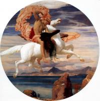 Leighton, Lord Frederick - Perseus on Pegasus Hastening to the Rescue of Andromeda